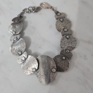 Silpada Silver Textured Bracelet
